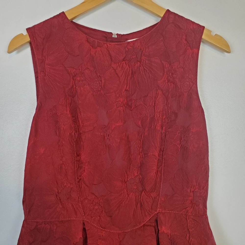 Max Studio cocktail dress jacquard flower - Picture 2 of 6
